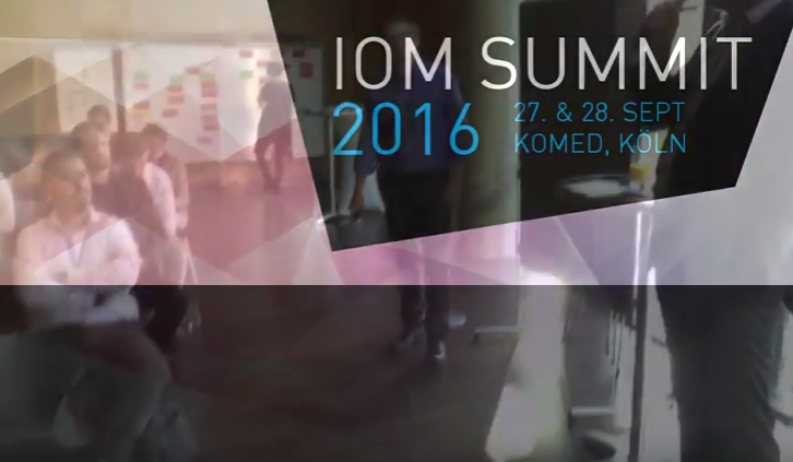 IOM Summit 2016 – Digitalisierung von Alltagsgegenständen